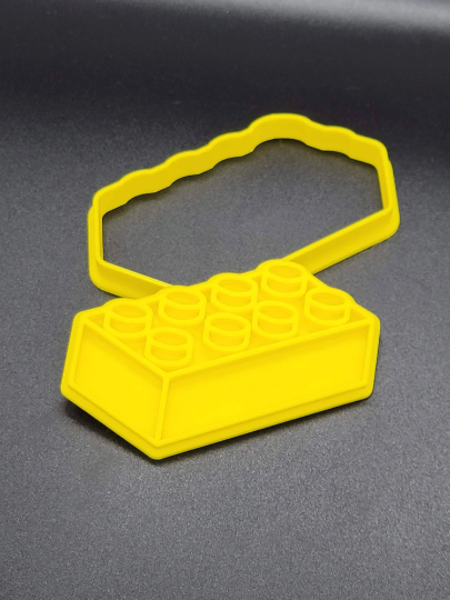 Lego Brick Figures Cookie Cutter & Stamp