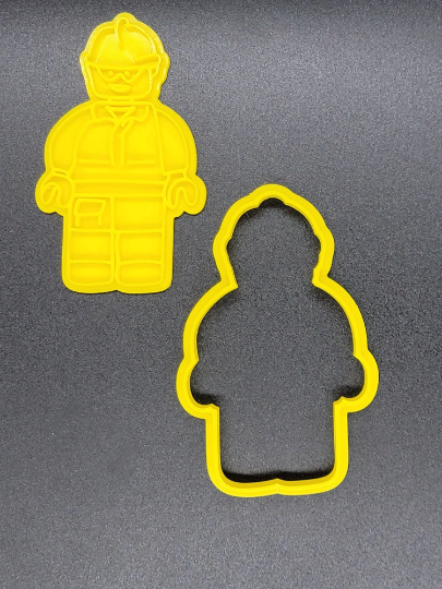 Lego Brick Figures Cookie Cutter & Stamp