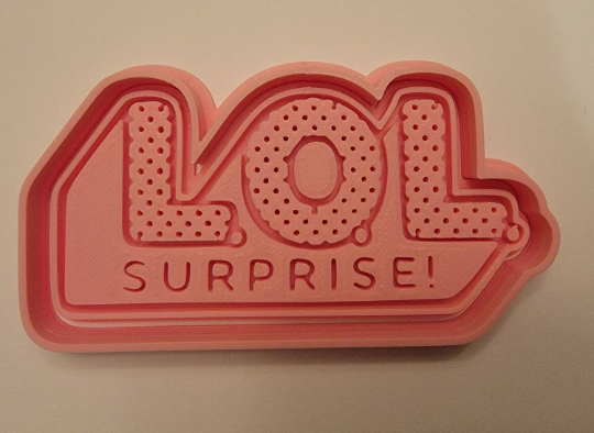 Surprise Dolls Logo Cookie Cutter & Stamp