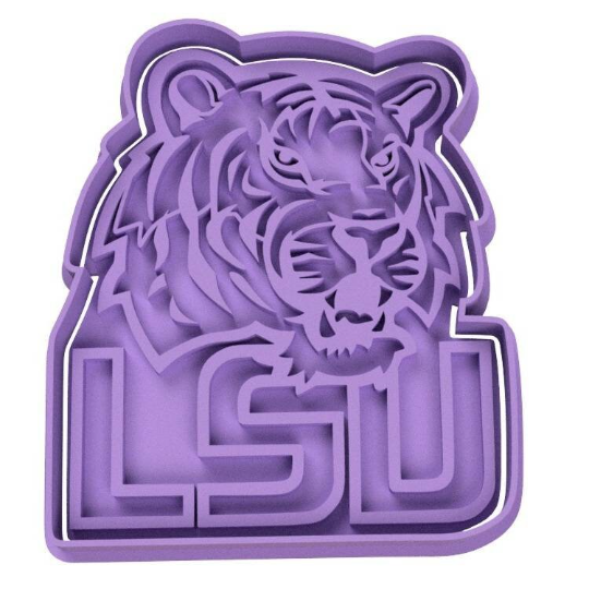 LSU Tiger Cutter & Stamp