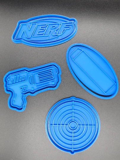 Nerf Dart Blaster Cookie Cutter & Stamp