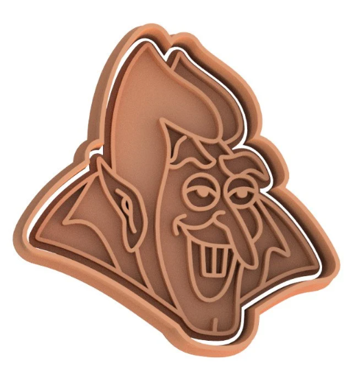 Retro Cereal Count Chocula, Franken Berry, Boo Berry Cookie Cutter & Stamp
