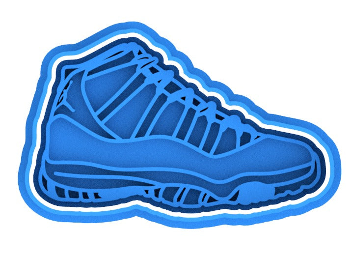 Air Jordan 11 Sneaker Cookie Cutter & Stamp