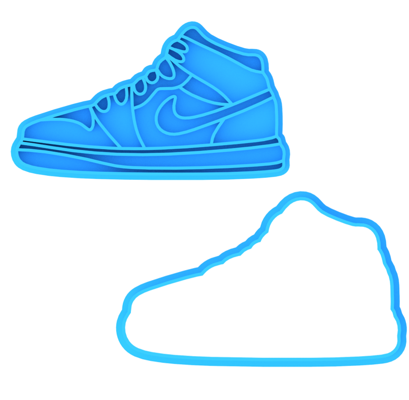 Nike Dunk Sneaker Cookie Cutter & Stamp