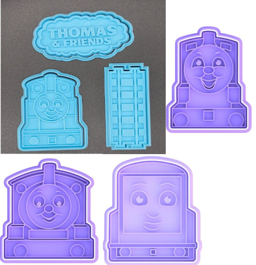 Thomas the Train Cookie Cutter & Stamp
