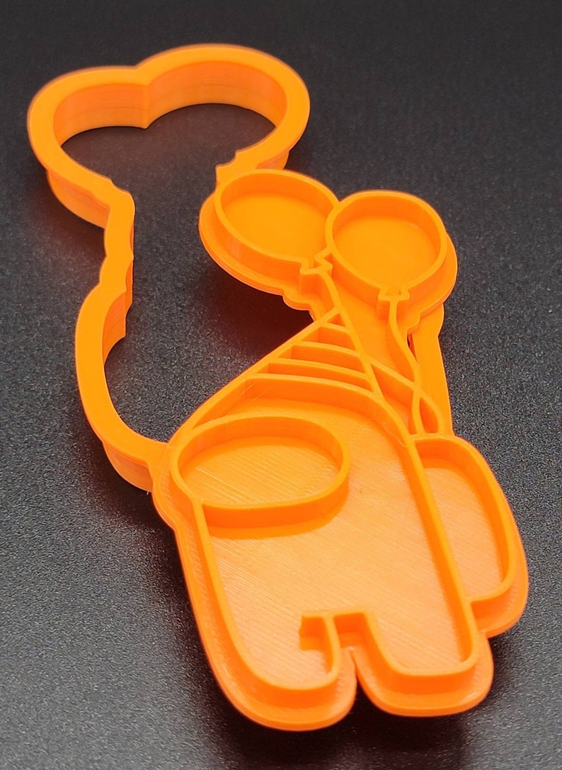3D Printed Among Us Birthday Cookie Cutters & Stamps SunshineT Shop