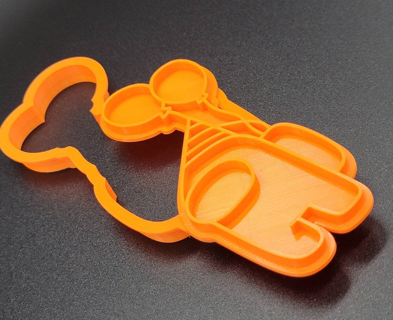 3D Printed Among Us Birthday Cookie Cutters & Stamps SunshineT Shop