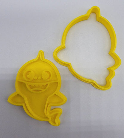 3D Printed Baby Shark Cookie Cutters & Stamps SunshineT Shop