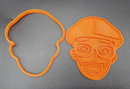 3D Printed Blippi Cookie Cutter & Stamp SunshineT Shop