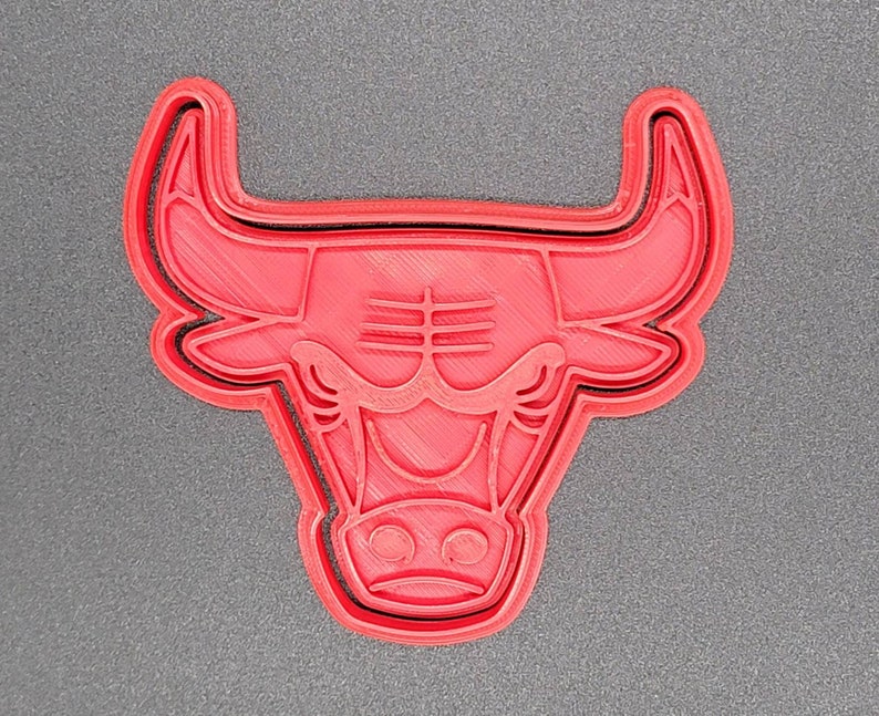 3D Printed Bulls Cookie Cutter & Stamp SunshineT Shop