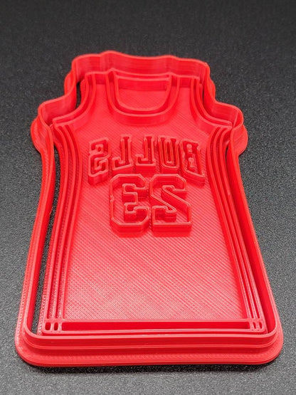 3D Printed Bulls Jersey Cookie Cutter & Stamp SunshineT Shop