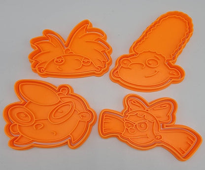 3D Printed Cookie Cutters - Hey Arnold! SunshineT Shop