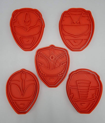 3D Printed Cookie Cutters - Power Rangers SunshineT Shop