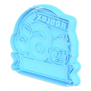 3D Printed Custom Roblox Birthday Cookie Cutter & Stamp SunshineT Shop