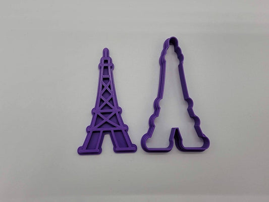 3D Printed Eiffel Tower cookie cutter and stamp SunshineT Shop