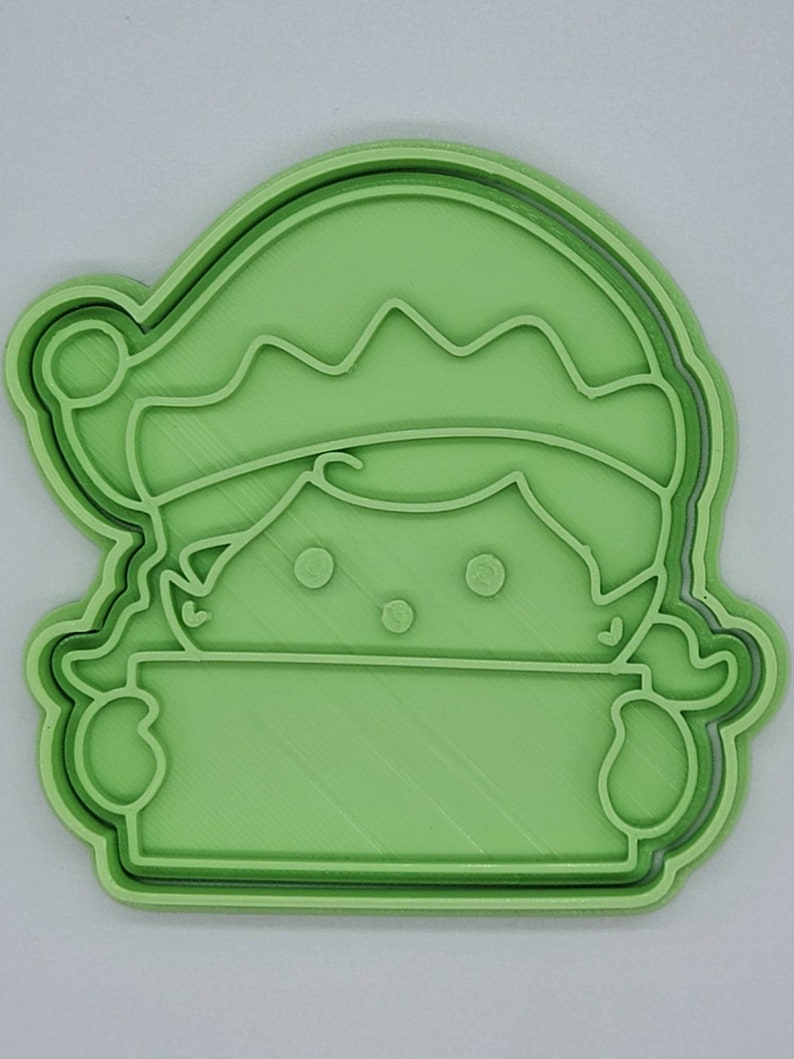 3D Printed - Elf Name Cookie Cutter & Stamp SunshineT Shop