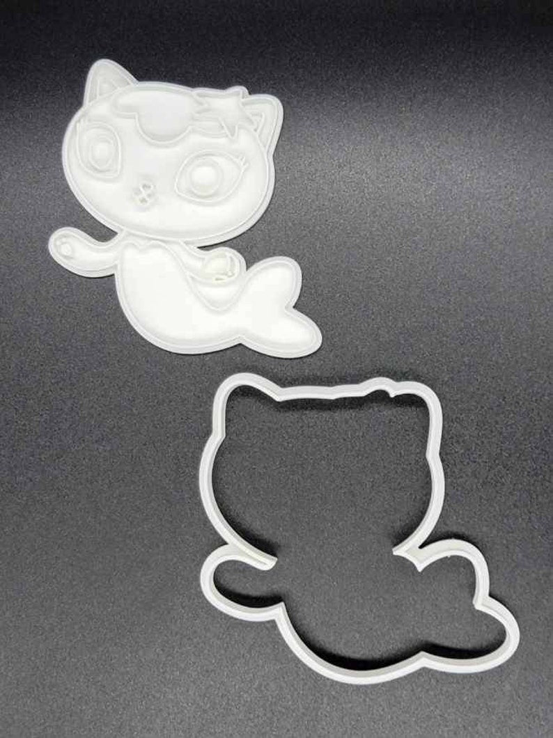 3D Printed Gabby's Dollhouse Cookie Cutters & Stamps SunshineT Shop