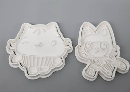 3D Printed Gabby's Dollhouse Cookie Cutters and Stamps SunshineT Shop