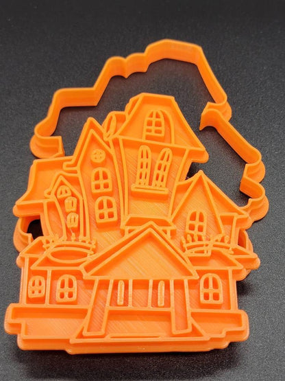 3D Printed Haunted House Cookie Cutter & Stamp SunshineT Shop