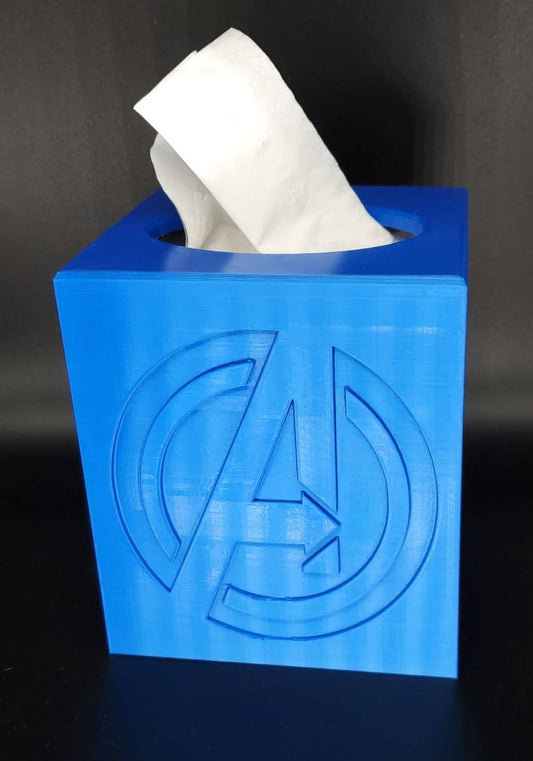 3D Printed Marvel Avengers Inspired Tissue Box Cover SunshineT Shop