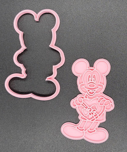 3D Printed Mickey Chocolate Box Cookie Cutter & Stamp SunshineT Shop