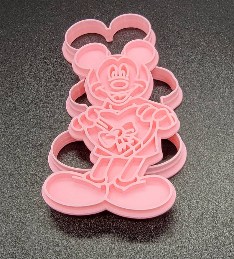 3D Printed Mickey Chocolate Box Cookie Cutter & Stamp SunshineT Shop