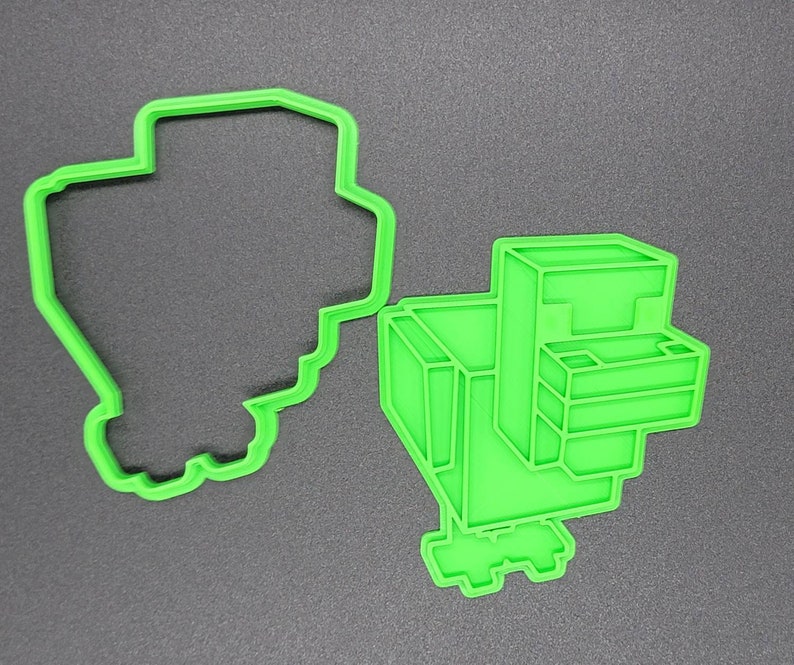 3D Printed Minecraft Animals Cookie Cutters & Stamps SunshineT Shop