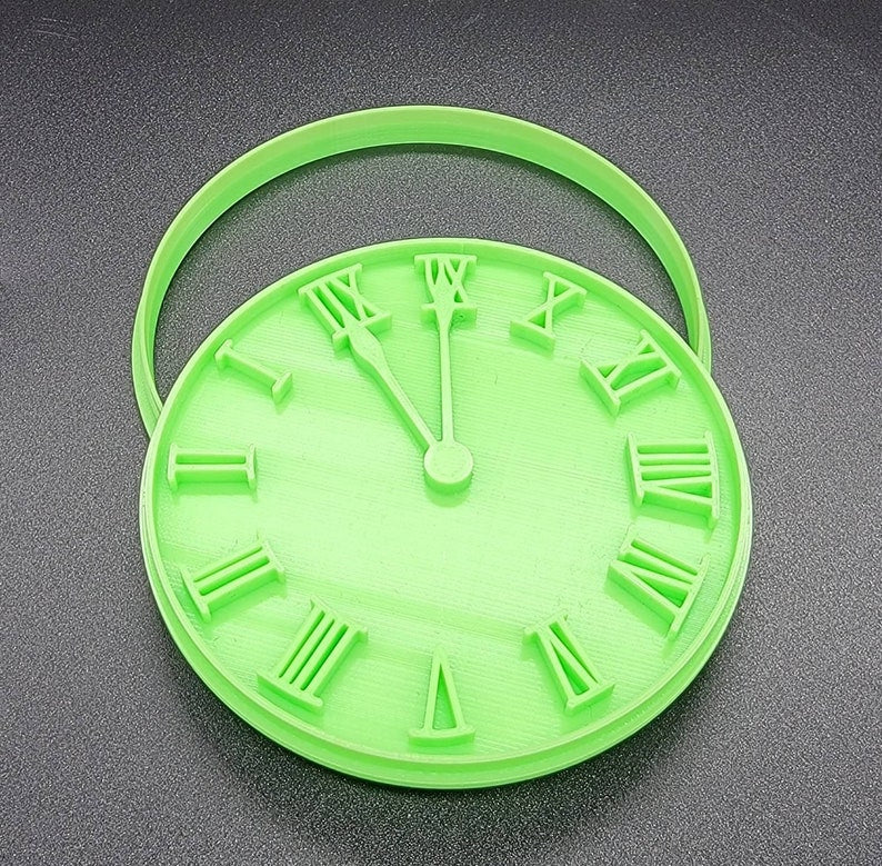 3D Printed - New Years Cookie Cutter & Stamp SunshineT Shop