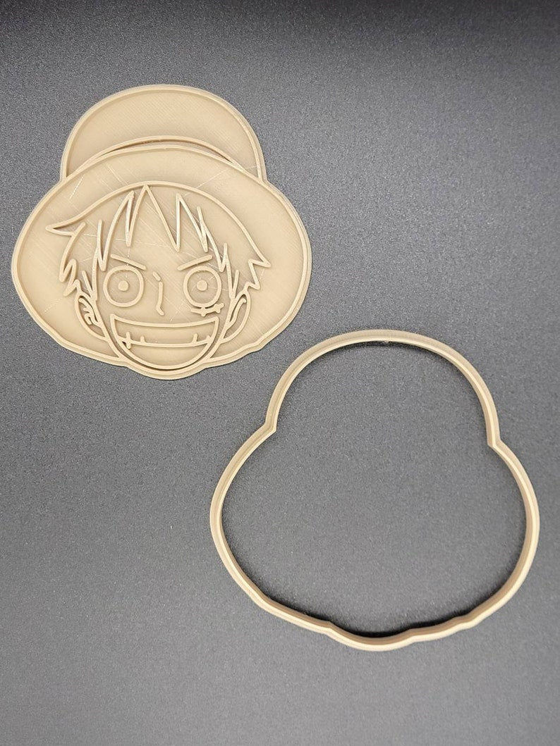 3D Printed One Piece Cookie Cutter & Stamp SunshineT Shop