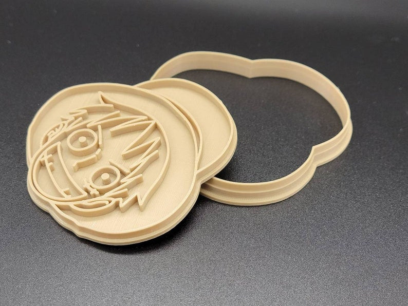 3D Printed One Piece Cookie Cutter & Stamp SunshineT Shop