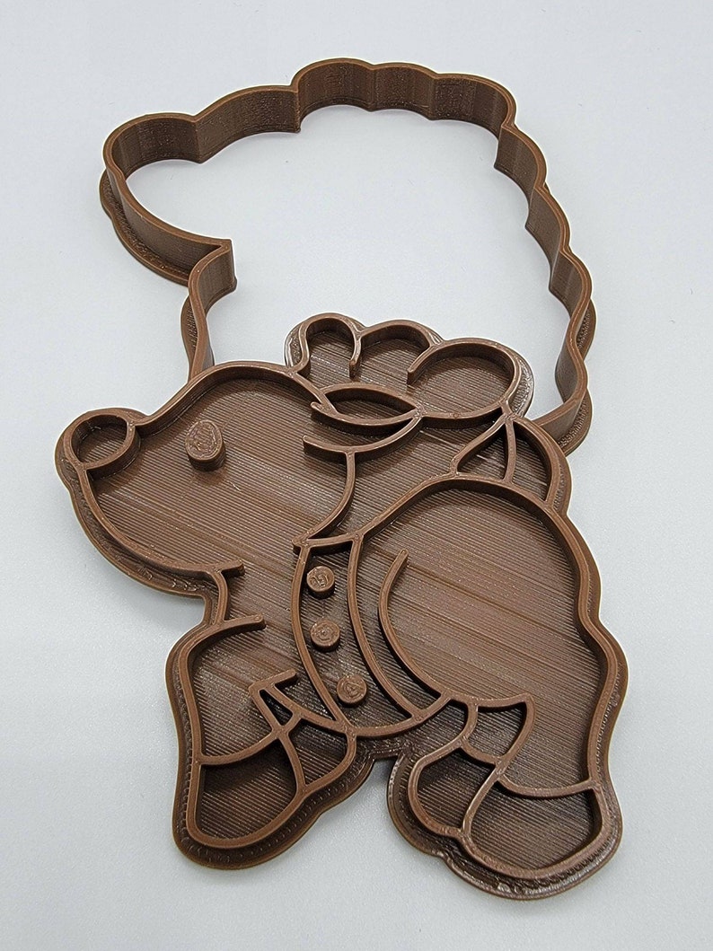 3D Printed Reindeer Cookie Cutter & Stamp SunshineT Shop