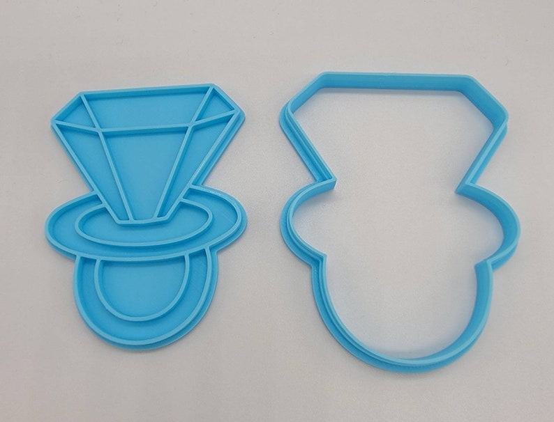 3D Printed Ring Cookie Cutter & Stamp SunshineT Shop