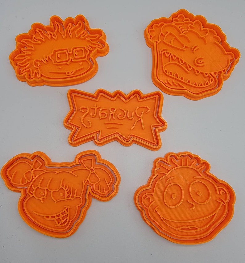 3D Printed Rugrats Cookie Cutter & Stamp Set SunshineT Shop