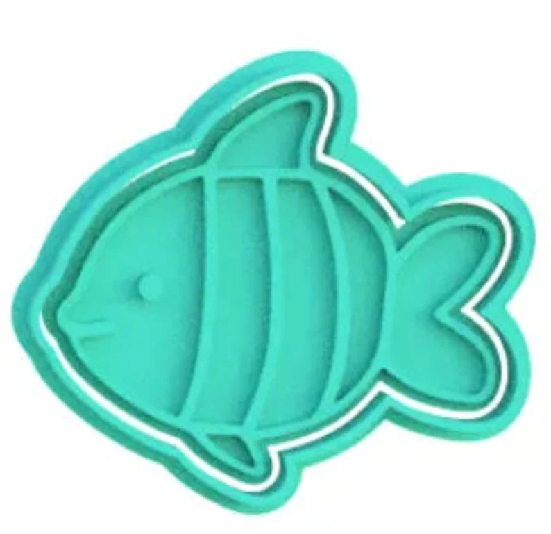 3D Printed Sea Creatures/ Under the Sea Cookie Cutters & Stamps SunshineT Shop
