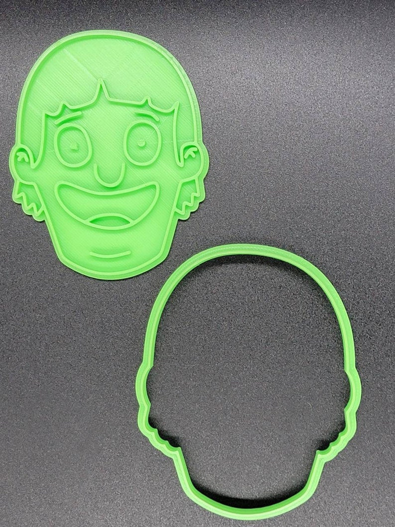 3D Printed Set of (6) Bobs Burgers Cookie Cutters and Stamps SunshineT Shop