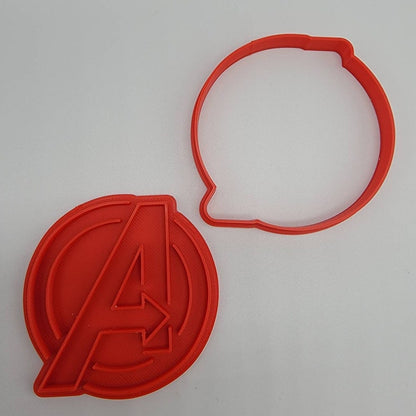 3D Printed Set of (6) Superheroes Cookie Cutters & Stamps SunshineT Shop