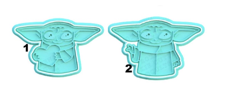3D Printed Space Wars Baby Alien Cookie Cutter & Stamp SunshineT Shop
