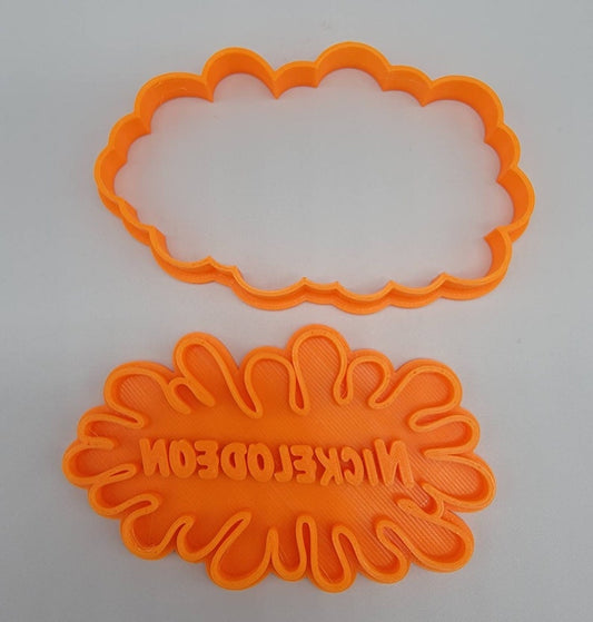 3D Printed Splat Nickelodeon Cookie Cutter and Stamp SunshineT Shop