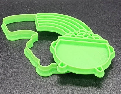 3D Printed St. Patrick's Day Cookie Platter Cutters & Stamps SunshineT Shop