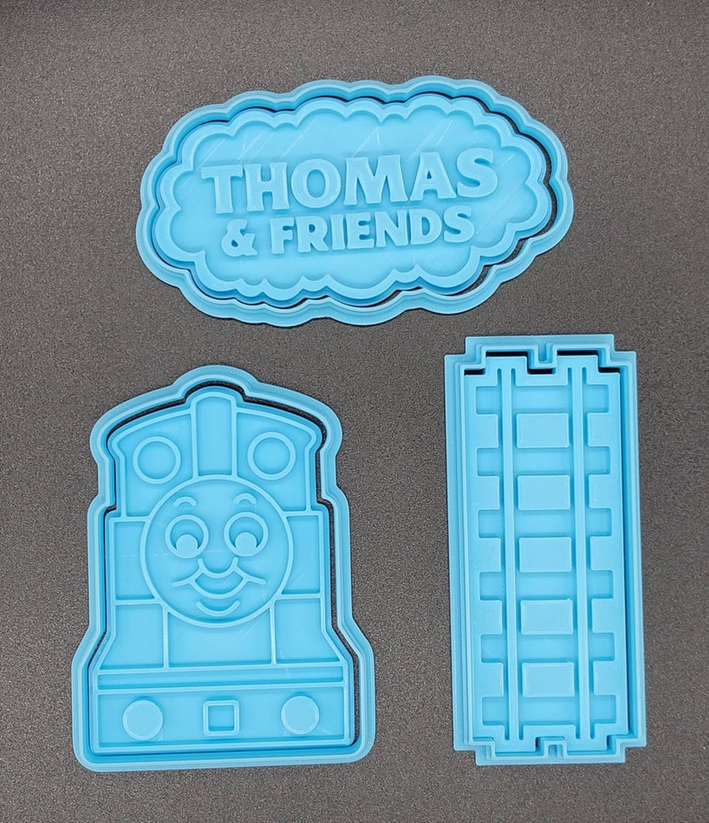 3D Printed Thomas the Train Cookie Cutters & Stamps SunshineT Shop