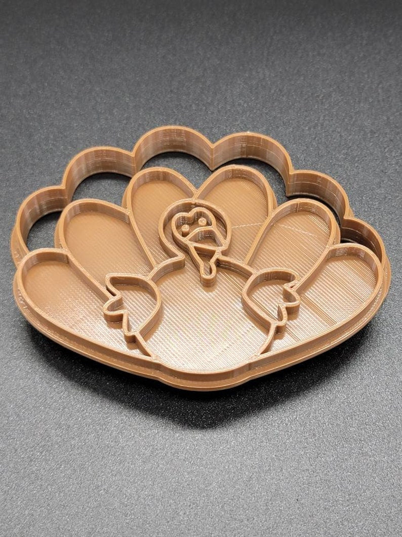 3D Printed Turkey Cookie Cutter & Stamp SunshineT Shop