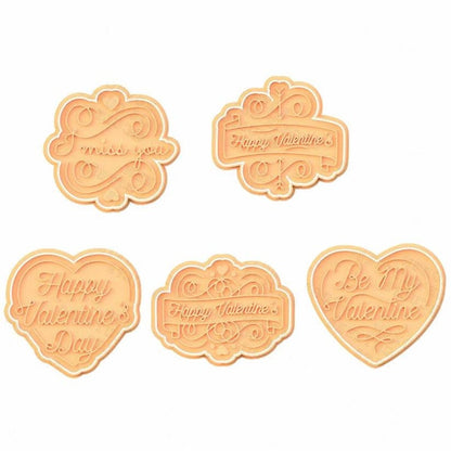 3D Printed Valentine's Script Cookie Cutter & Stamp SunshineT Shop