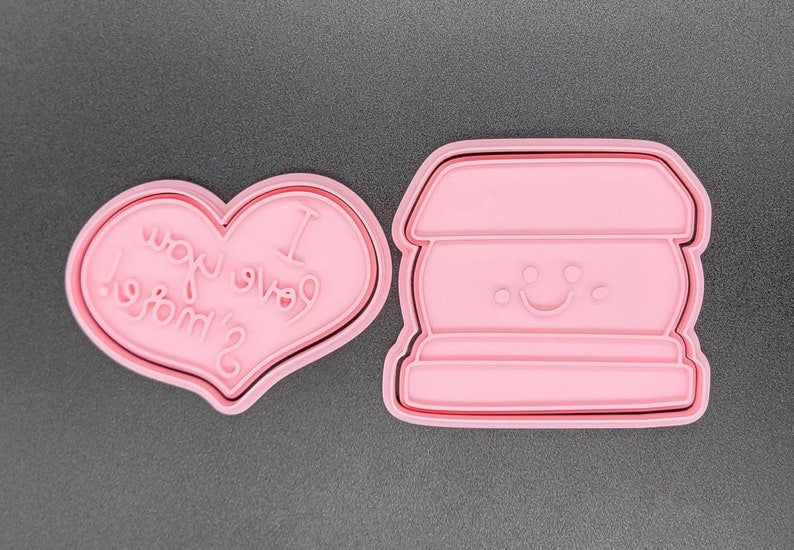 3D Printed Valentines Duos/Pun Cookie Cutters & Stamps SunshineT Shop
