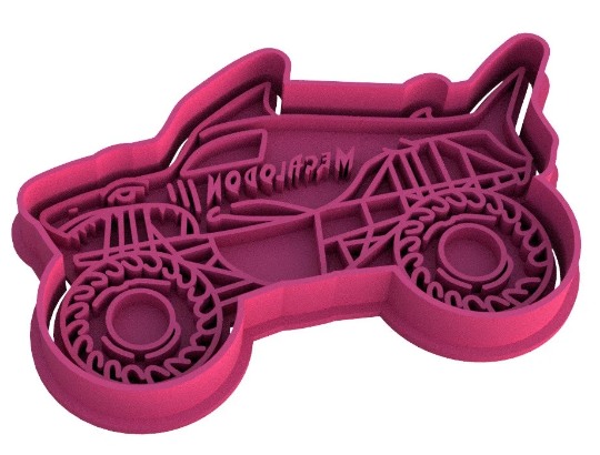 Monster Jam Cookie Cutter & Stamp