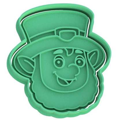 St. Patrick's Day Leprechaun Cookie Cutter & Stamp