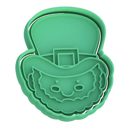 St. Patrick's Day Leprechaun Cookie Cutter & Stamp