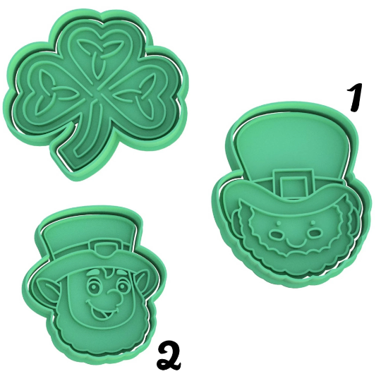 St. Patrick's Day Leprechaun Cookie Cutter & Stamp