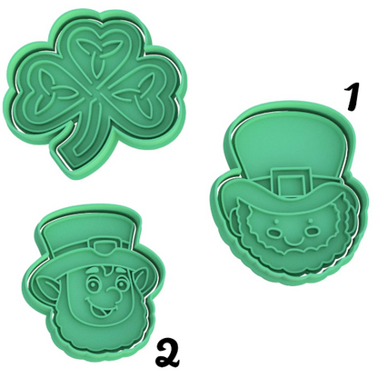 St. Patrick's Day Leprechaun Cookie Cutter & Stamp